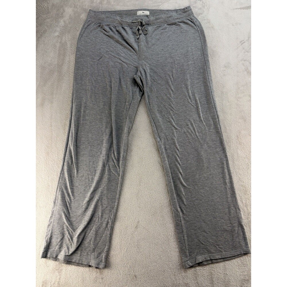 Karen Neuburger Womens Pajama Pants XL Wide Leg Gray